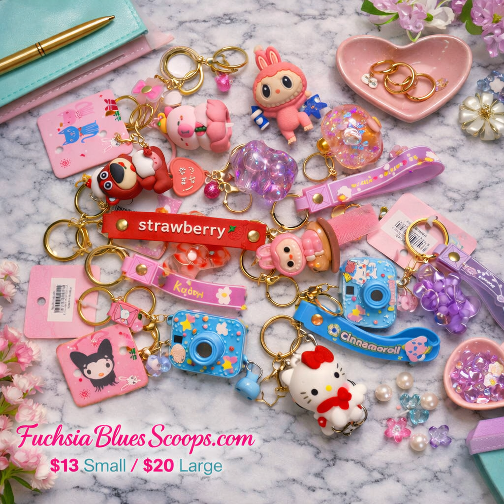 Mystery Scoop Keychains - Cute, Colorful, Fun!