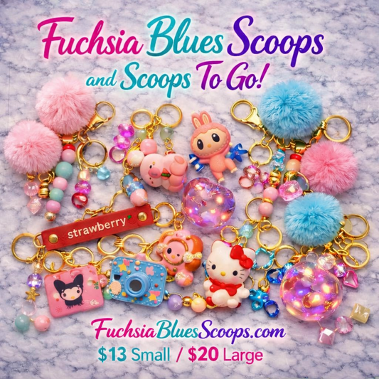 Mystery Scoop Keychains - Cute, Colorful, Fun!